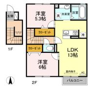 グレイスコートの間取り画像