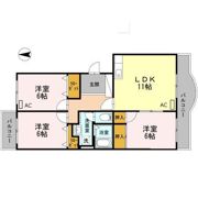 葵マンションの間取り画像