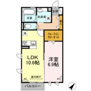 セジュール上地の間取り画像
