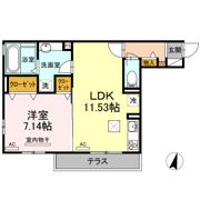 ロイヤル岡崎柱の間取り画像