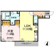 ロイヤル岡崎柱の間取り画像