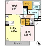 Dーroom北本郷の間取り画像