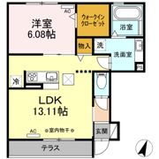 サニーヒル山河の間取り画像