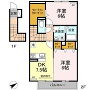 グランドゥール Bの間取り画像