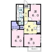 ウッドイン 1番館の間取り画像