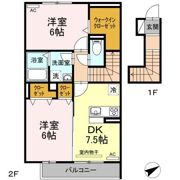 グランドゥール Bの間取り画像