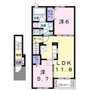 ルイ Aの間取り画像