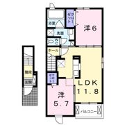 ルイ Aの間取り画像