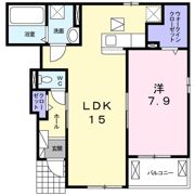 ルイ Bの間取り画像