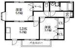 クオーレ古賀の間取り画像