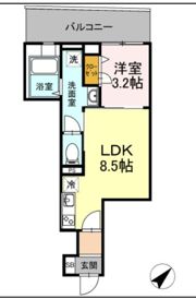 ベイサイドヒルズ関内の間取り画像