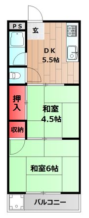 吉川マンションの間取り画像