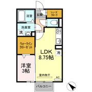 グランテラス 高力 B棟の間取り画像