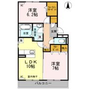 ソレイユ千石 B棟の間取り画像