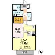 リヴィエールⅡの間取り画像