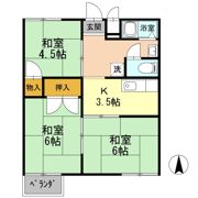 レスト北新川 B棟の間取り画像