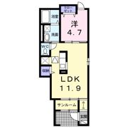 フローラAの間取り画像