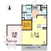 ファビュラス松下の間取り画像