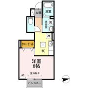 あま篠田荘の間取り画像