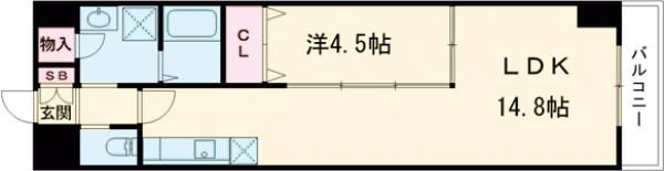 Alba Grande 名護屋の間取り画像