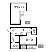 アッシュコート名古屋の間取り画像
