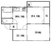 セリーヌA館の間取り画像