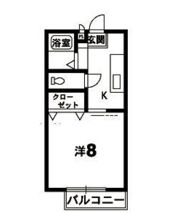 エクセレントハイツ フローラの間取り画像