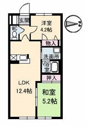 グリーンコーポの間取り画像
