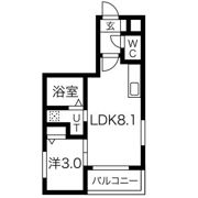 MOVE中村日赤の間取り画像