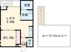 GRANDTICプリモ・アモーレ庄内緑地公園の間取り画像