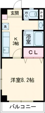 フレグランス沖洲の間取り画像