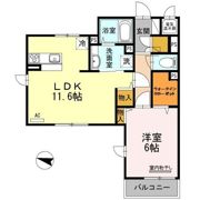 ボヌール本山中町の間取り画像