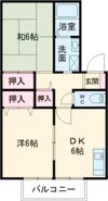 クレールシティAの間取り画像