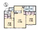 ベレオ中島田の間取り画像