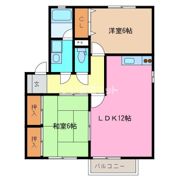 メゾンクレストAの間取り画像