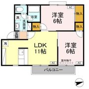 ファミール田宮の間取り画像