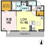 キャトルセゾン 南佐古の間取り画像