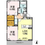 キャトルセゾン 南佐古の間取り画像