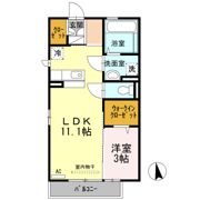 ルナ ラパン A棟の間取り画像