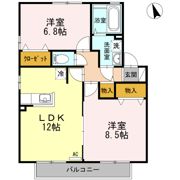 グランシャリオ A棟の間取り画像