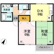 エスパシオ那賀川 B棟の間取り画像