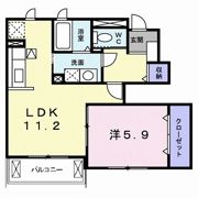 ハッピネスハウス Bの間取り画像