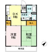 コスモスハイツの間取り画像