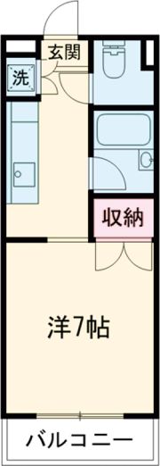 第2百田ハイツの間取り画像