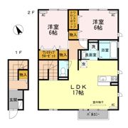 ルーエ Ⅱ棟の間取り画像