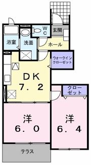 ヴィラ・ソレイユAの間取り画像