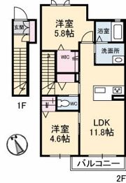 フェリシード さおの森の間取り画像