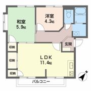 コートハウスコスモス C棟の間取り画像