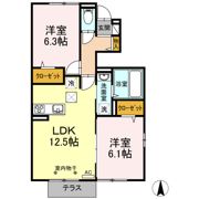 ヴィラエスポワールの間取り画像