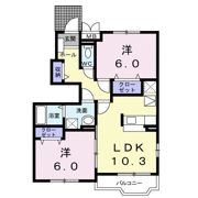 アニメート Aの間取り画像